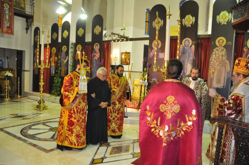 Χειροθεσία ἀναγνώστου στόν Ἱερό Ναό Ἁγίου Χρυσοστόμου Δράμας